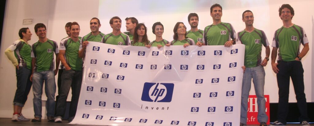 Equipes Hewlett Packard participantes au trophée DESMAN